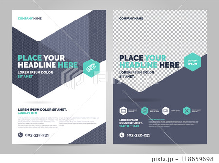 Brochure Layout template design 118659698