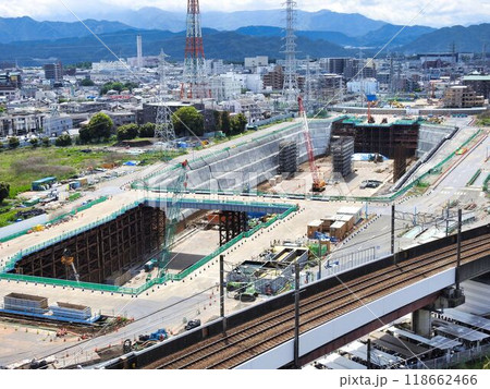中央新幹線 神奈川県駅(仮称)工事現場 2022/5/2 118662466