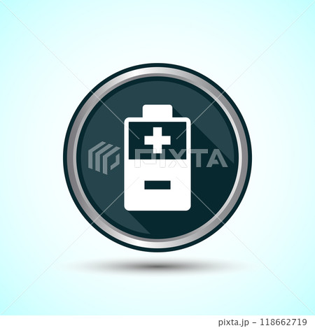 Power, Battery Icon Design Illustration, Icon For Web and mobile application 118662719