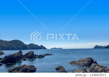 蒲江　葛原海岸と深島 118663671