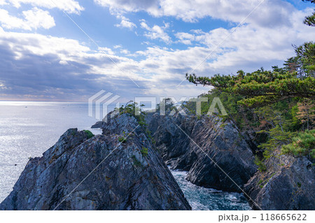 【海素材】碁石海岸の風景【岩手県】 【海素材】碁石海岸の風景【岩手県】 118665622