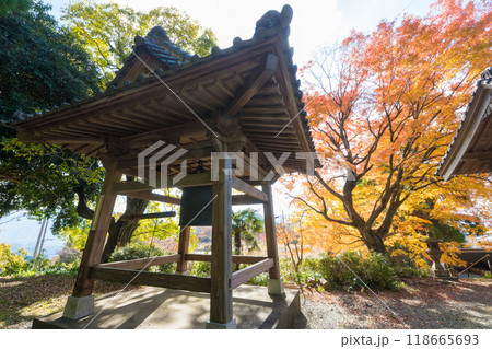 福城寺の紅葉（熊本県美里町） 118665693