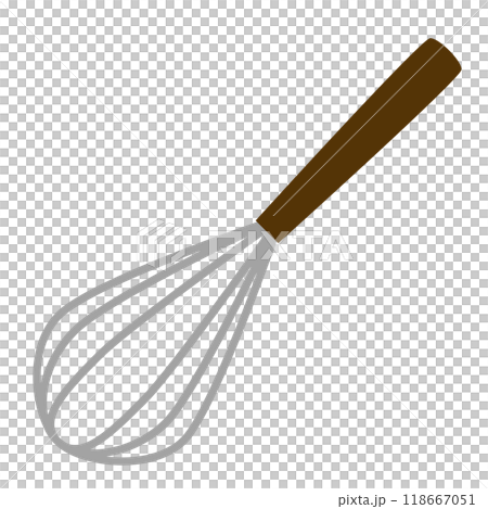お菓子作り等調理に使用する泡たて器のイラスト 118667051
