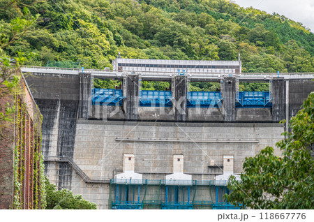 旧宇治川電気志津川発電所跡　天ケ瀬ダム　京都府宇治市 118667776