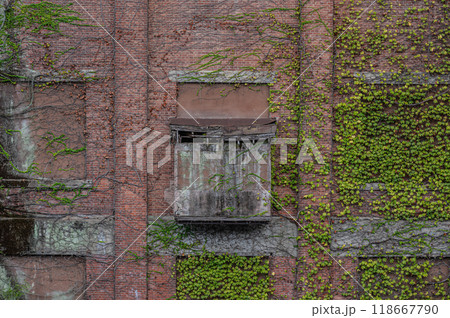 蔦の絡まる遺構　旧宇治川電気志津川発電所跡　京都府宇治市 118667790