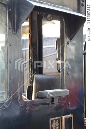 蒸気機関車・車両番号58654号機の運転席ひじ掛け 118667817