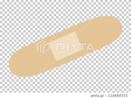 シンプルでかわいい絆創膏のベクターイラスト 118668555