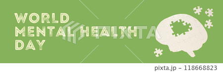 World Mental Health Day, created using Generative AI technology. 118668823
