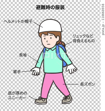 女性疏散服裝，含說明 118668938