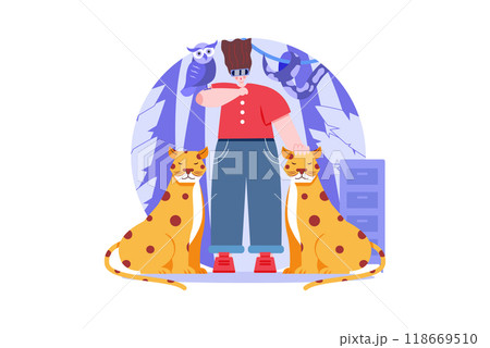 identity Security Illustration concept on a white background identity Security Illustration concept on a white background 118669510