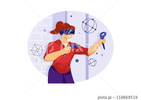 identity Security Illustration concept on a white background 118669519