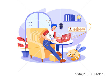 identity Security Illustration concept on a white background identity Security Illustration concept on a white background 118669545