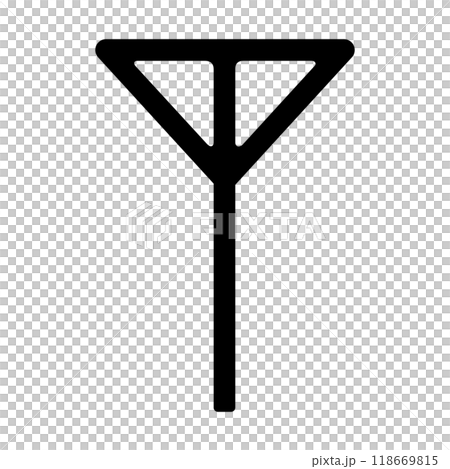 携帯電話の受信感度のアイコン 118669815