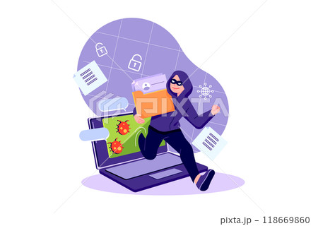 Authentication Security Illustration concept on a white background Authentication Security Illustration concept on a white background 118669860