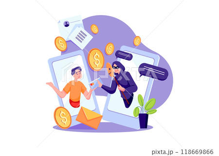 Authentication Security Illustration concept on a white background 118669866