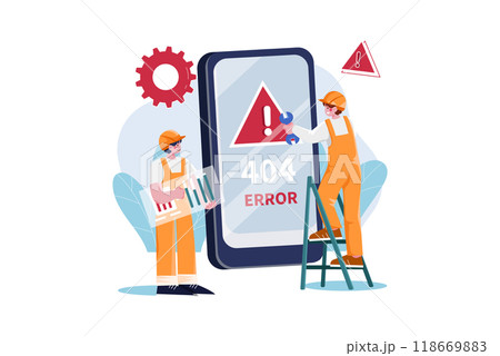 Authentication Security Illustration concept on a white background Authentication Security Illustration concept on a white background 118669883