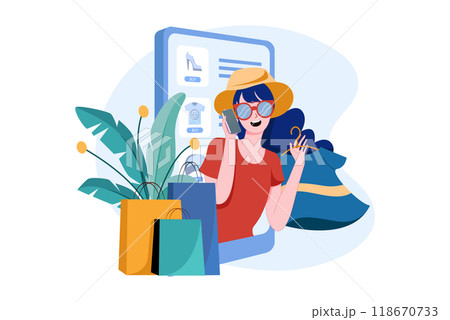 Authentication Security Illustration concept on a white background 118670733