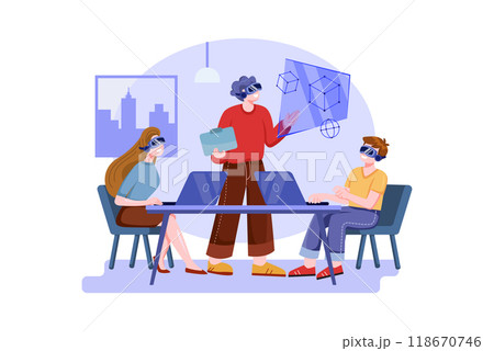 Authentication Security Illustration concept on a white background 118670746