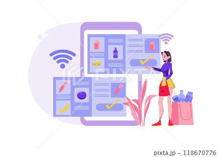 Authentication Security Illustration concept on a white background 118670776