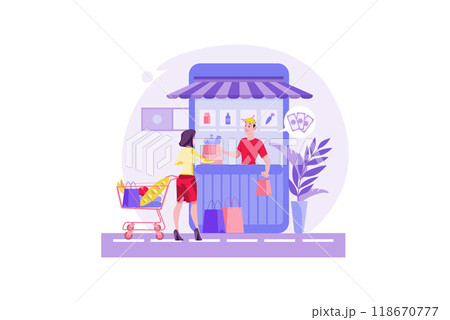 Authentication Security Illustration concept on a white background Authentication Security Illustration concept on a white background 118670777