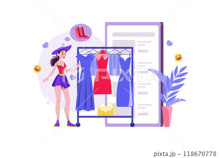 Authentication Security Illustration concept on a white background 118670778