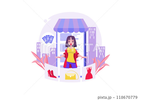 Authentication Security Illustration concept on a white background 118670779