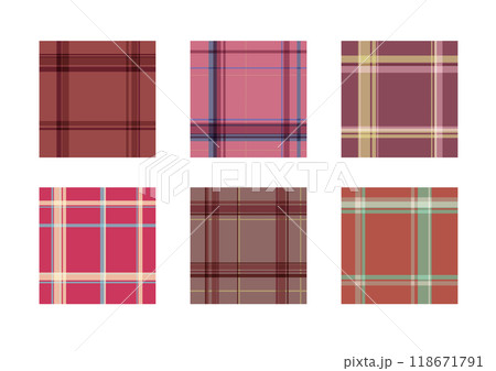 チェック柄　 118671791