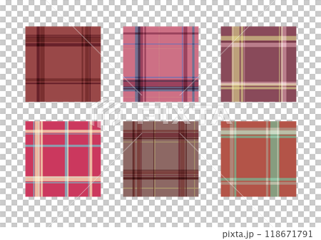 チェック柄　 118671791