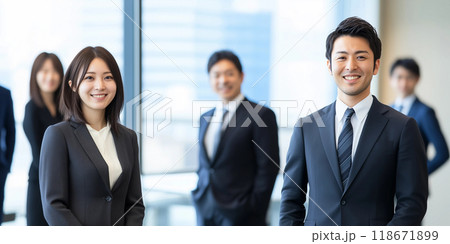 ビジネスパーソン集合写真 ビジネスパーソン集合写真 118671899