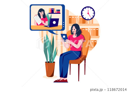 Students Studying In Online Degree Program 118672014