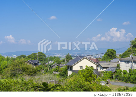 山の辺の道から見た街並み 山の辺の道から見た街並み 118672059