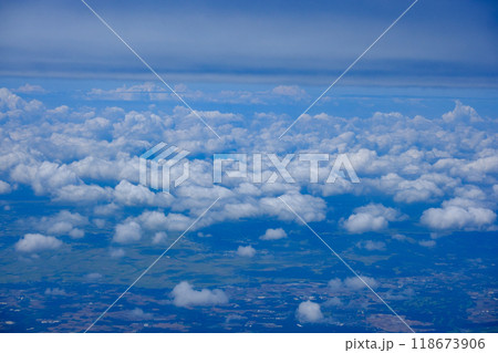 8月の千葉上空風景 8月の千葉上空風景 118673906