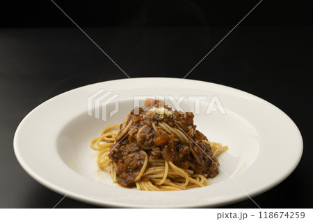 ミートソススパゲティ 粉チーズ ミートソススパゲティ 粉チーズ 118674259
