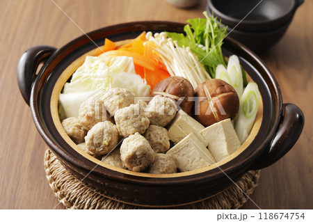 鶏肉のつみれ鍋 118674754
