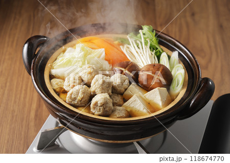 鶏肉のつみれ鍋 鶏肉のつみれ鍋 118674770
