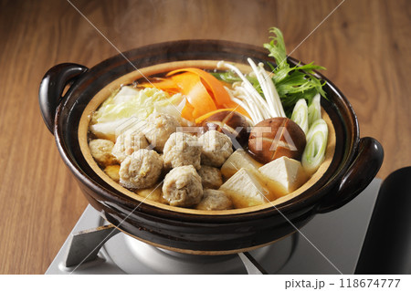 鶏肉のつみれ鍋 118674777