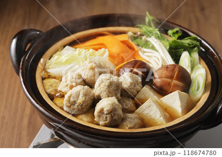 鶏肉のつみれ鍋 118674780