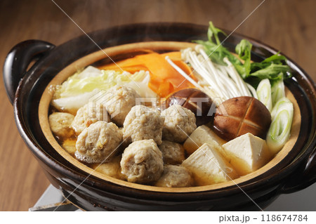 鶏肉のつみれ鍋 鶏肉のつみれ鍋 118674784