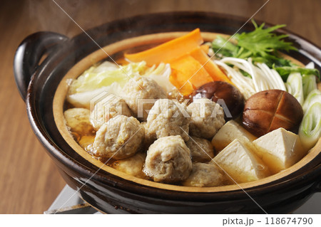 鶏肉のつみれ鍋 鶏肉のつみれ鍋 118674790