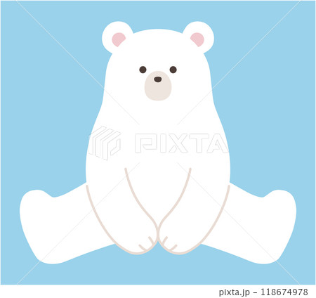しろくまイラスト しろくまのイラスト素材 - PIXTA