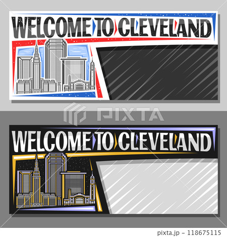 Vector layout for Cleveland 118675115