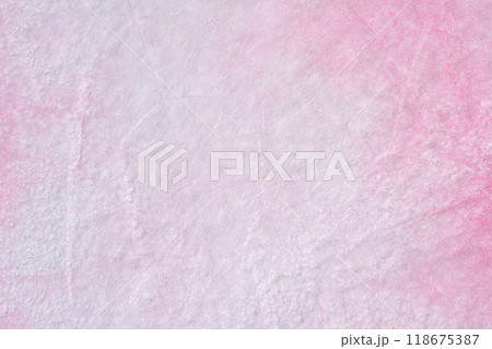 ピンクの和紙テクスチャ背景 118675387