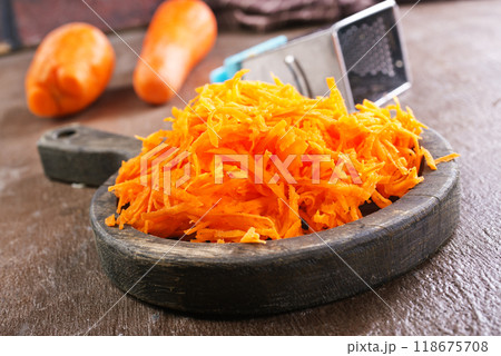 fresh sweet carrots for salad fresh sweet carrots for salad 118675708