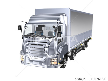 大型トラック　単体(3DCGイメージ) 118676184