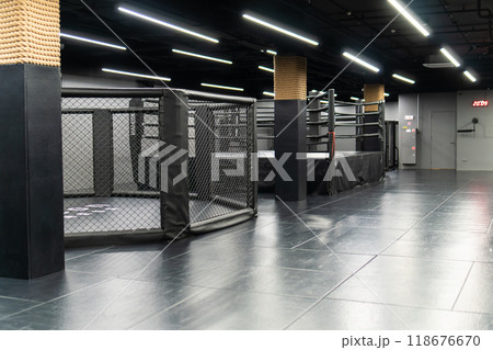 boxing background boxer fight ring arena fighter athlete match competition challenge sport combat 118676670