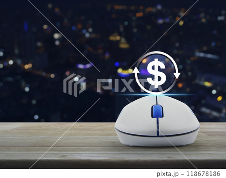 Business currency exchange online service concept 118678186