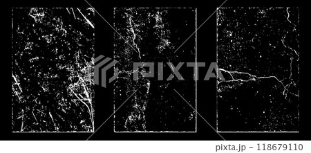 Black and white grunge. Distress overlay texture. Abstract surface dust and rough dirty wall background concept. Distress illustration simply place over object to create grunge effect. Vector EPS10. Black and white grunge. Distress overlay texture. Abstract surface dust and rough dirty wall background concept. Distress illustration simply place over object to create grunge effect. Vector EPS10. 118679110