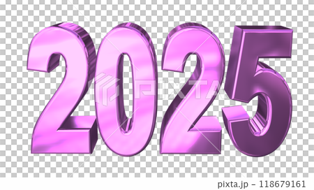 3DCG letters [2025] Purple, purple, pink 118679161