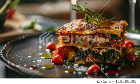Lasagna: A Culinary Symphony. A Taste of Italy 118680089