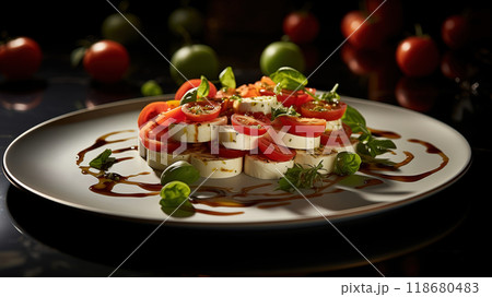 Simple Elegance: The Art of the Caprese Salad 118680483